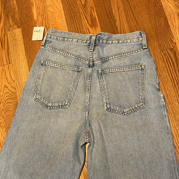 NWT AGolde Fold Waistband Jeans Size 26 - Picture 13 of 15